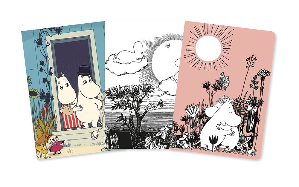 3 i 1 Notesbog Mini moomin